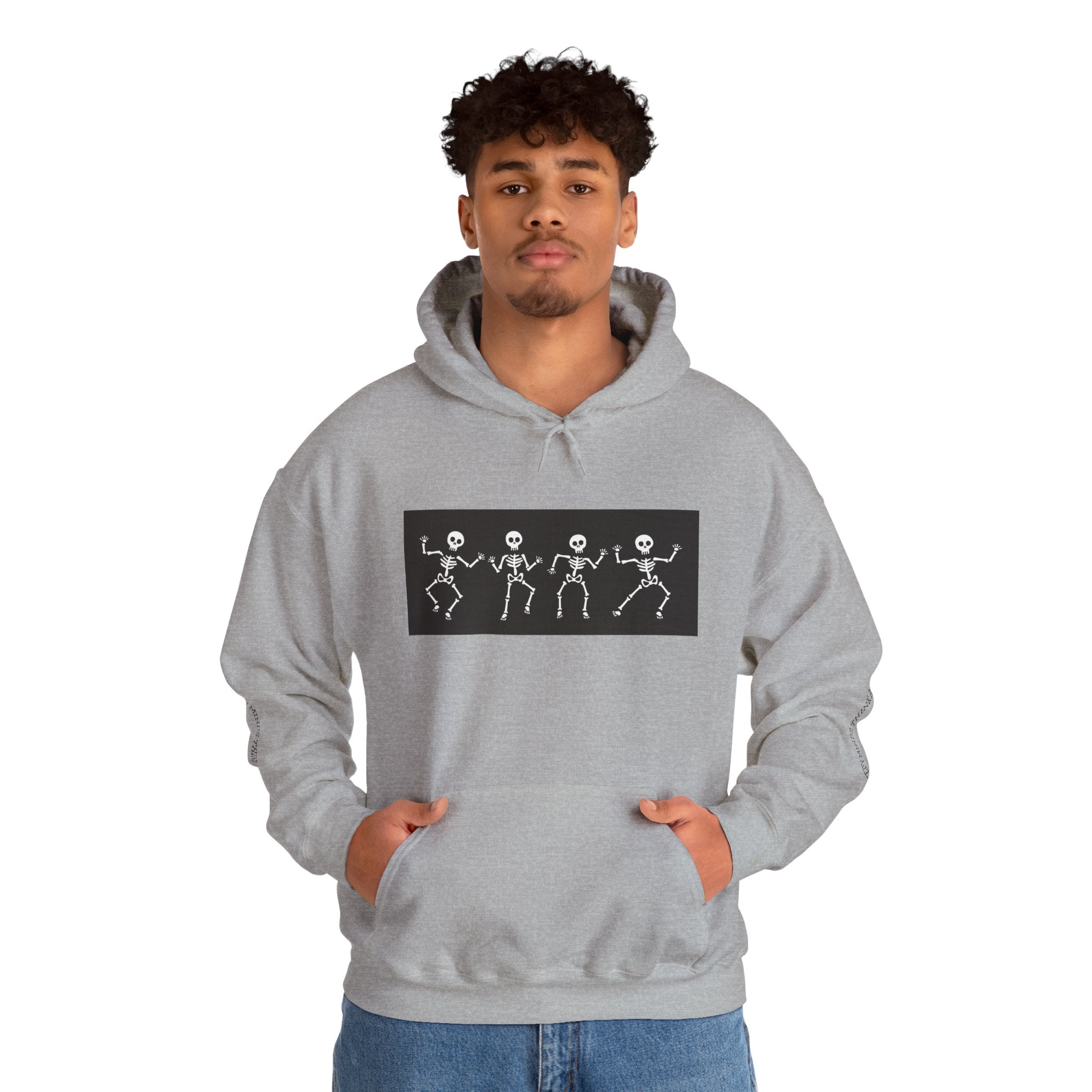 Floral Skull Hoodie - Cozy Unisex Sweatshirt for Art and Gothic Fashion Enthusiasts