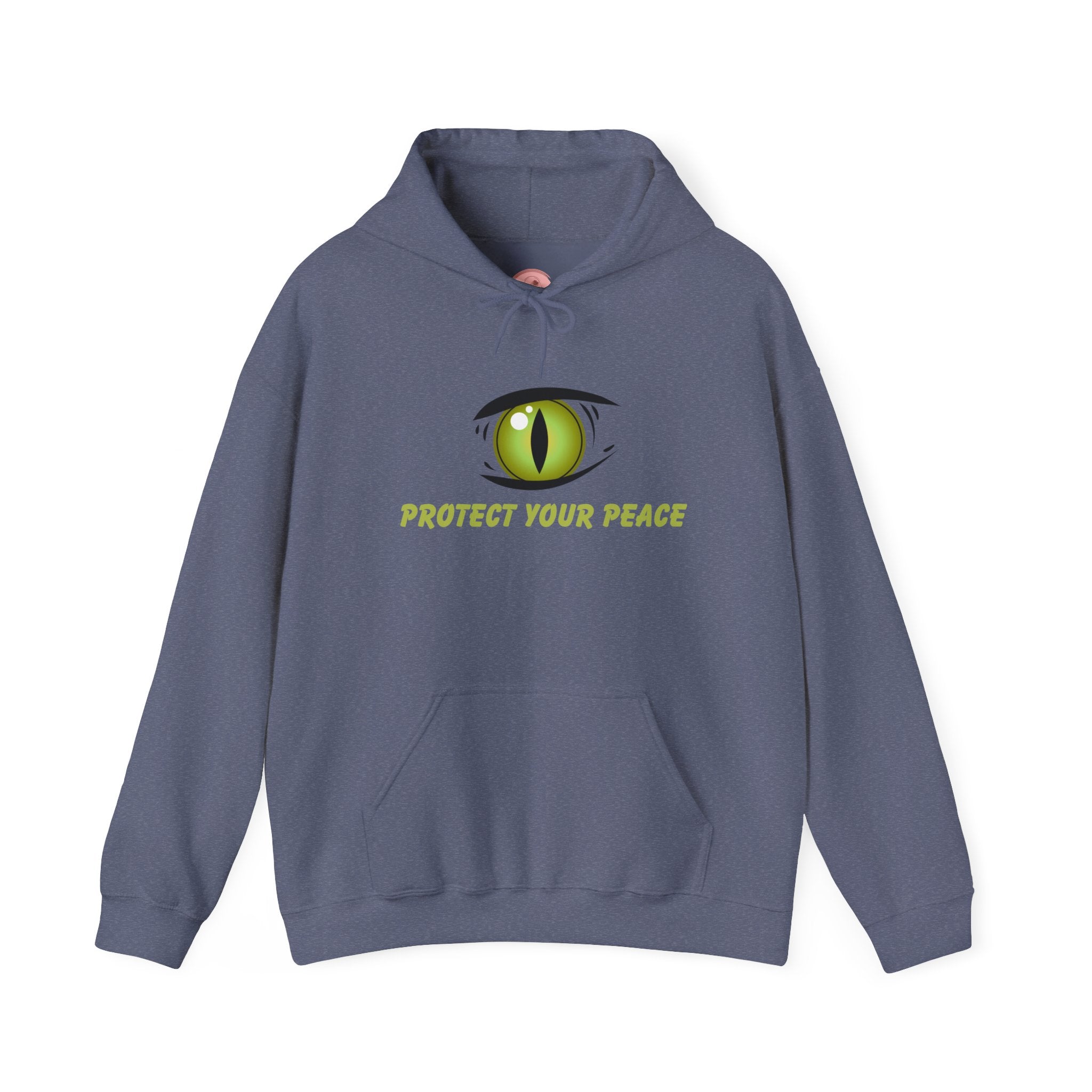 Hooded Sweatshirt - 'Protect Your Peace' Eye Design