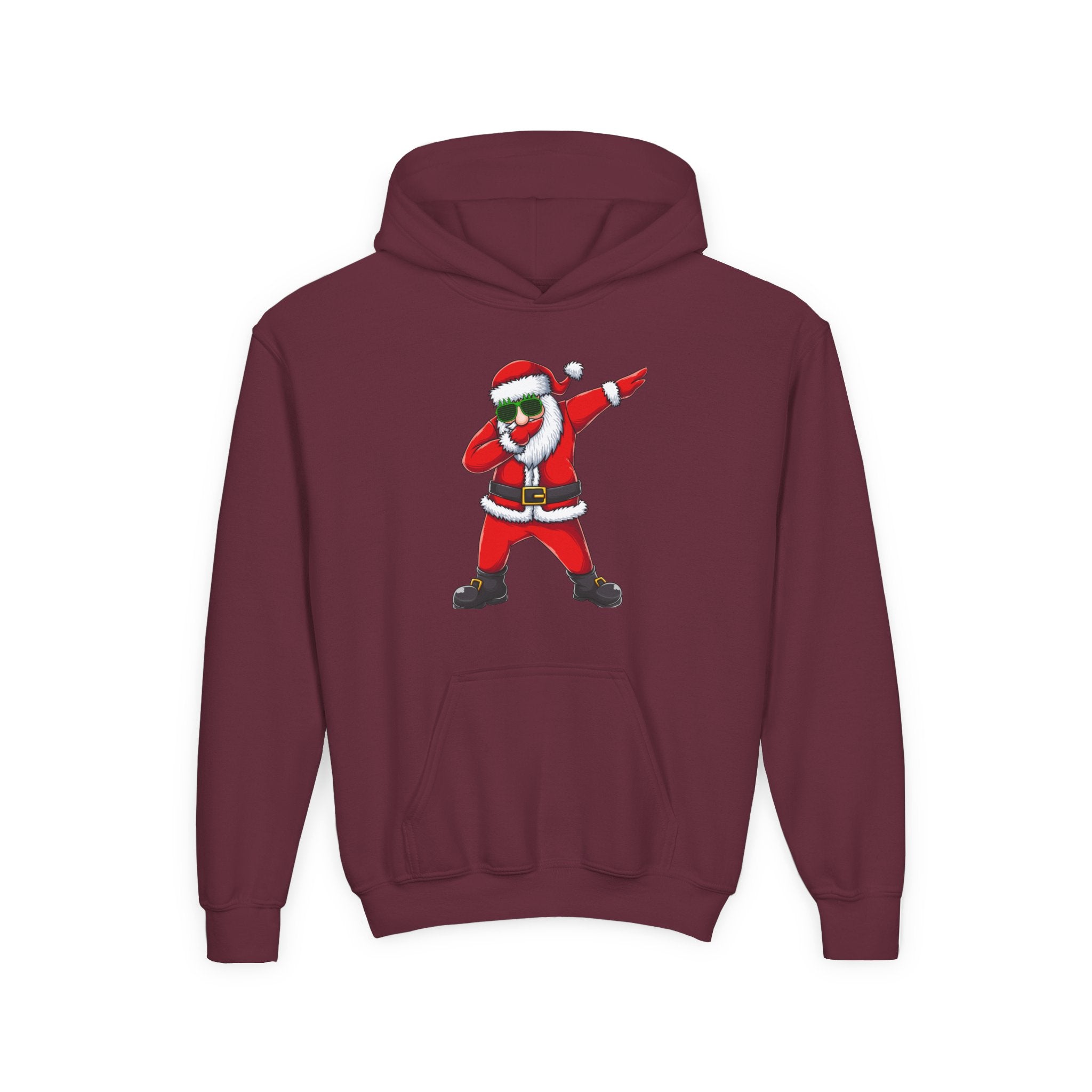 Dabbing Santa Youth Hoodie — Funny Christmas Kids Pullover