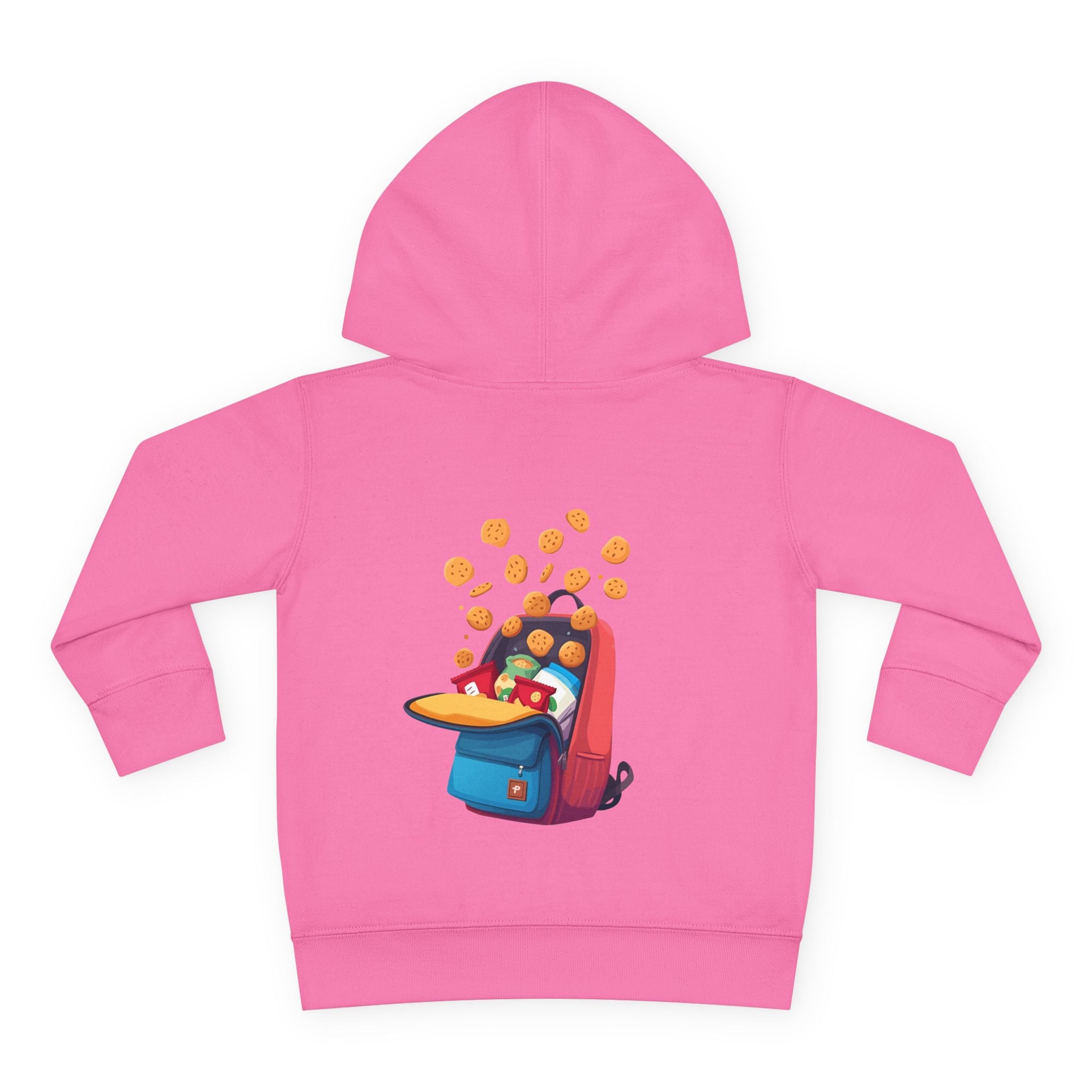 Toddler Hoodie - "Snack Dealer" Cute Snack Backpack Pullover