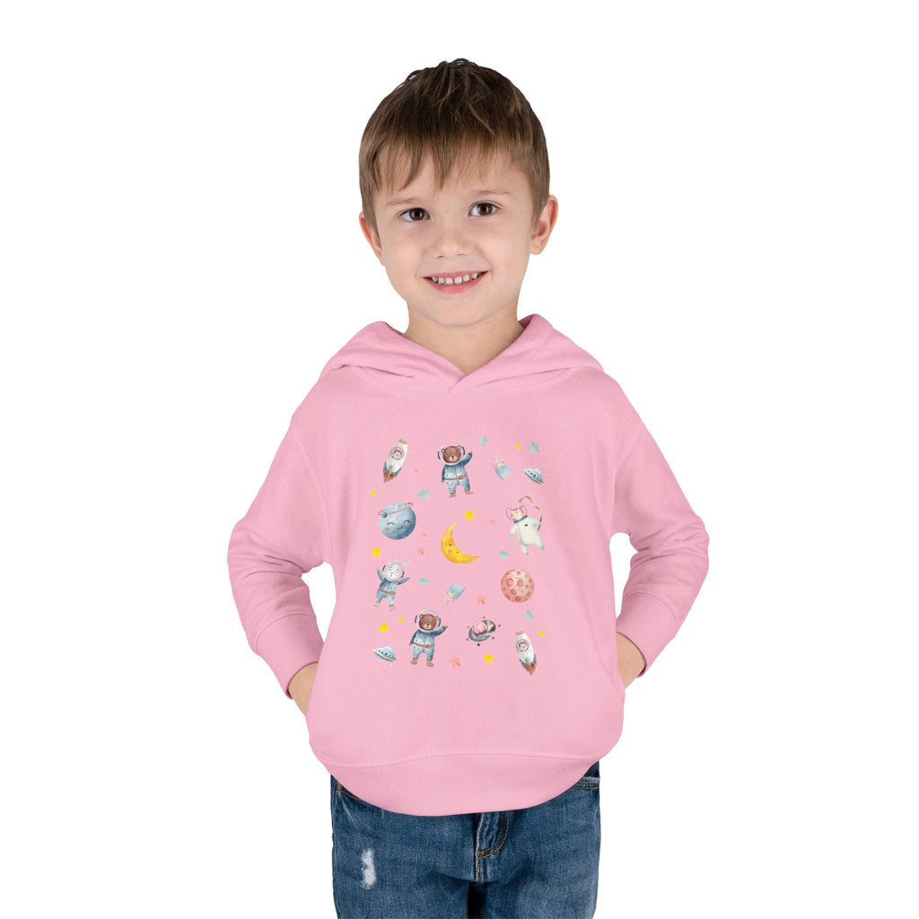 Toddler Space Hoodie — Cute Astronauts, Planets & Stars Pullover