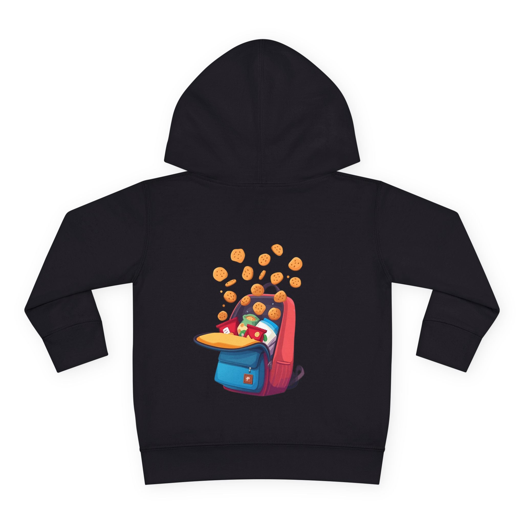 Toddler Hoodie - "Snack Dealer" Cute Snack Backpack Pullover