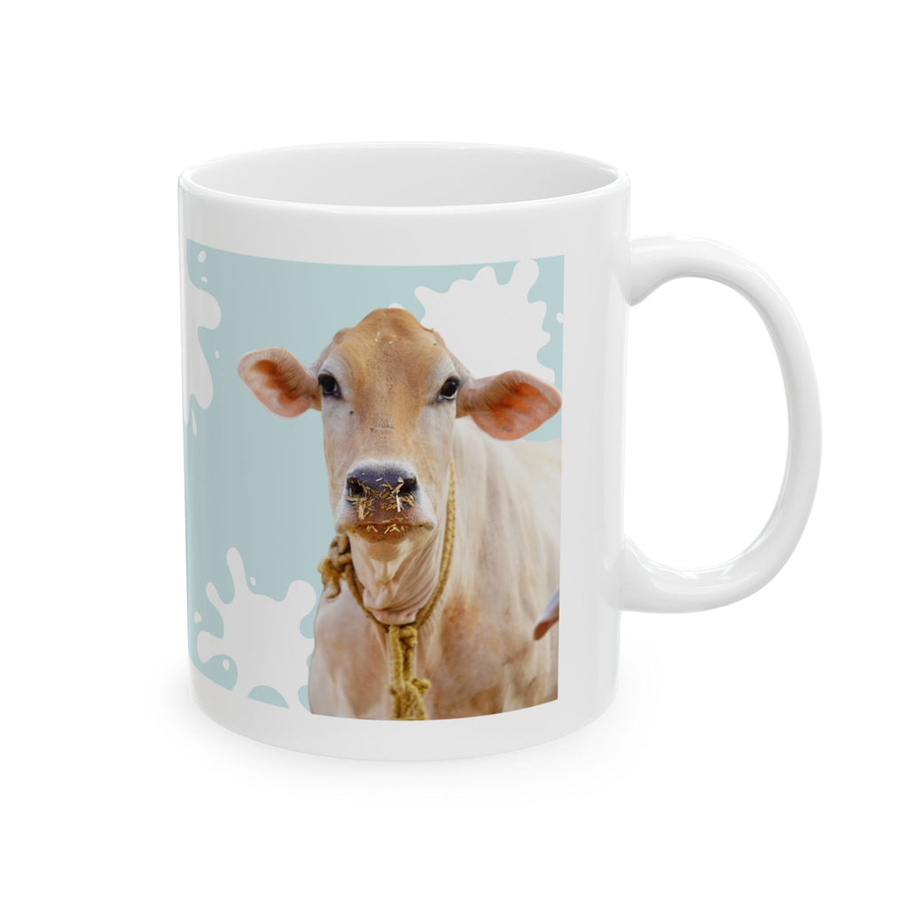 Cute Corgi Coffee Mug — “More Caffeine, Less Woo-ving!” Ceramic Tea Cup (11oz & 15oz)