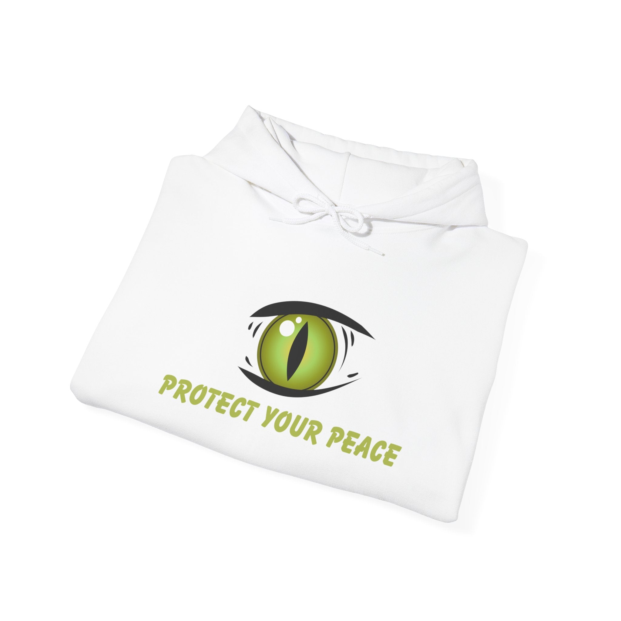 Hooded Sweatshirt - 'Protect Your Peace' Eye Design