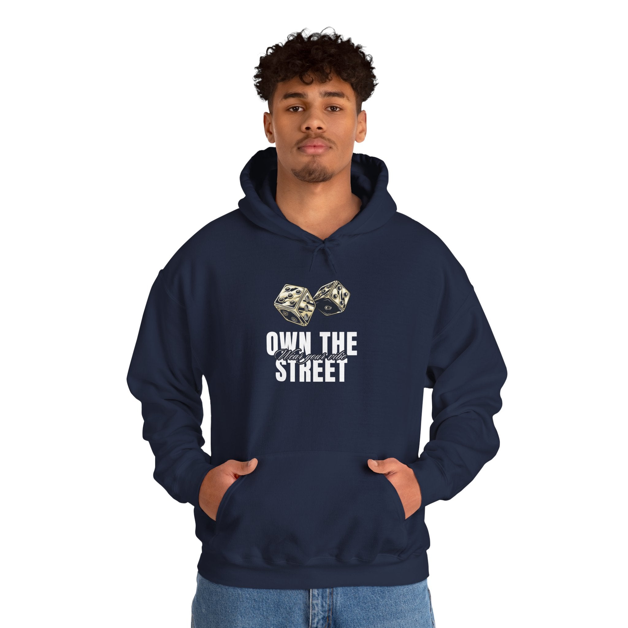 Own The Street Hoodie — Dice Graphic Streetwear Pullover