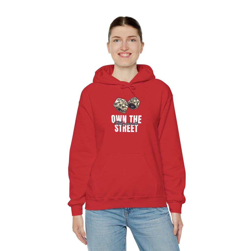 Own The Street Hoodie — Dice Graphic Streetwear Pullover