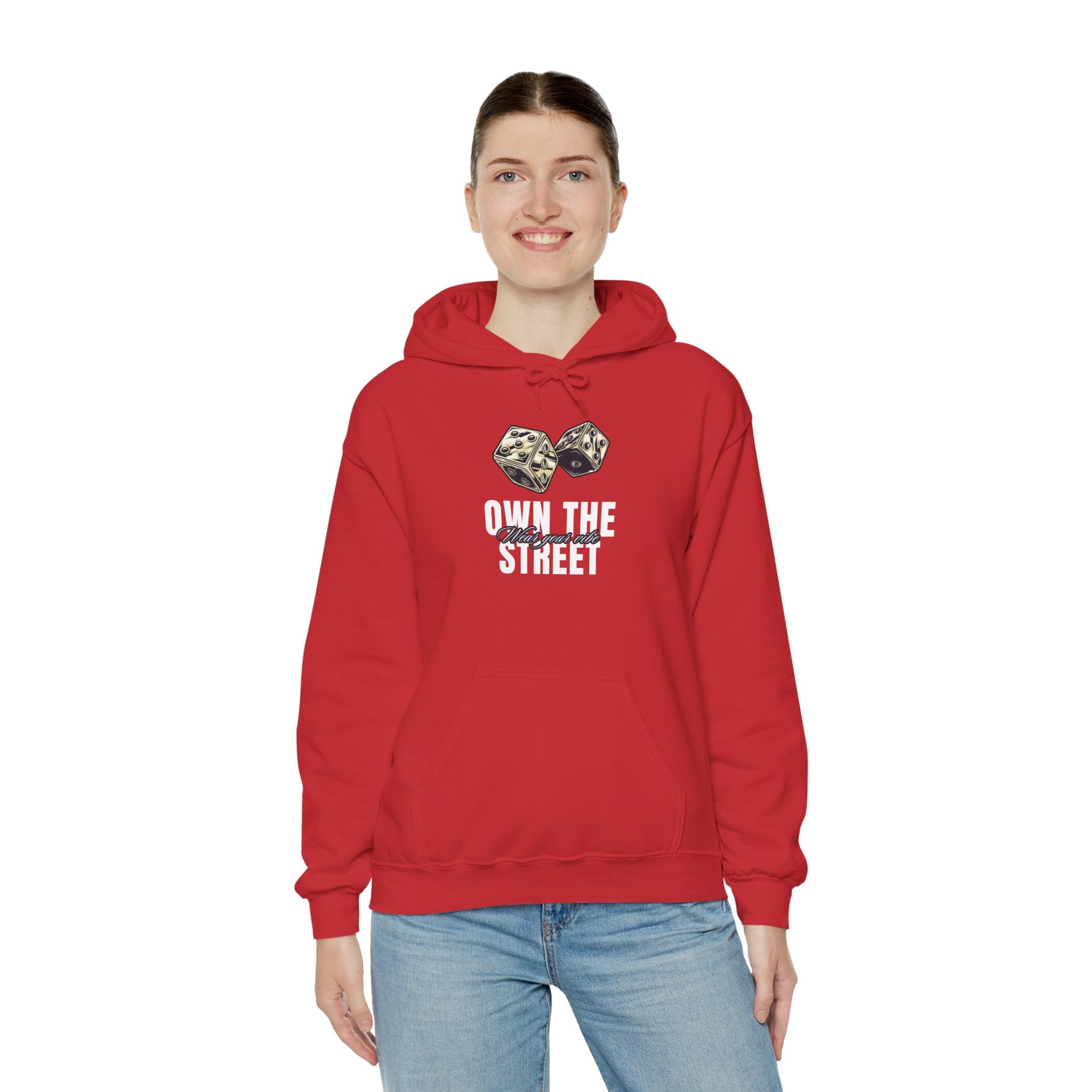 Own The Street Hoodie — Dice Graphic Streetwear Pullover