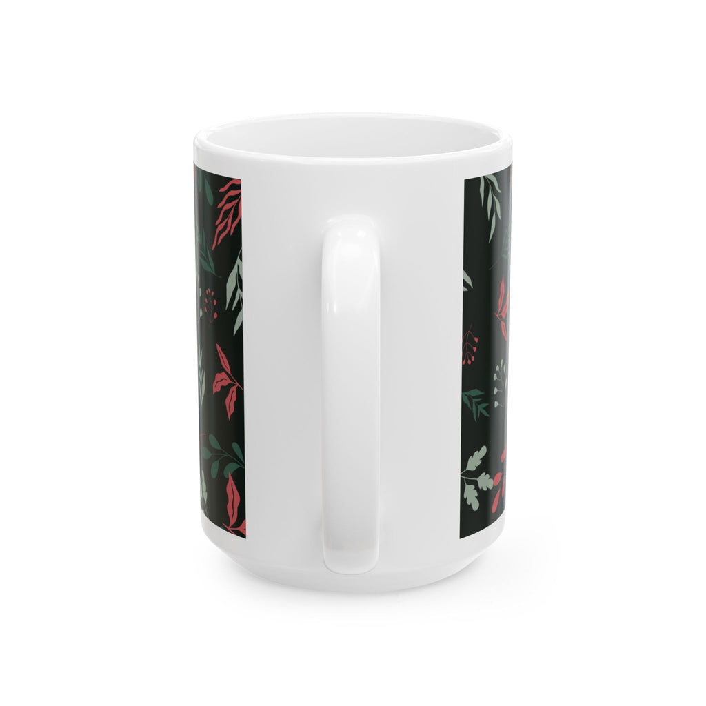 You + Me Together Forever Floral Ceramic Mug