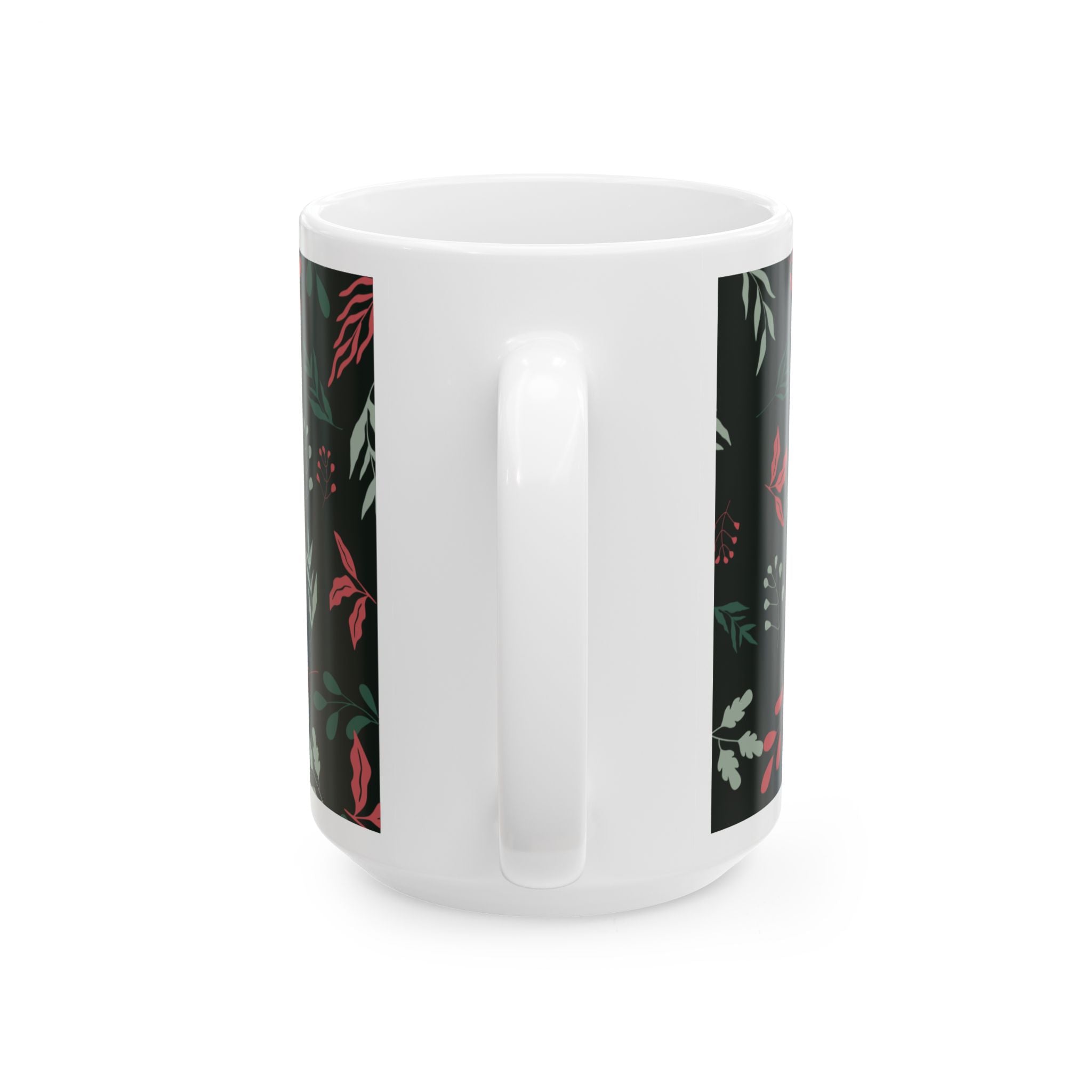 You + Me Together Forever Floral Ceramic Mug
