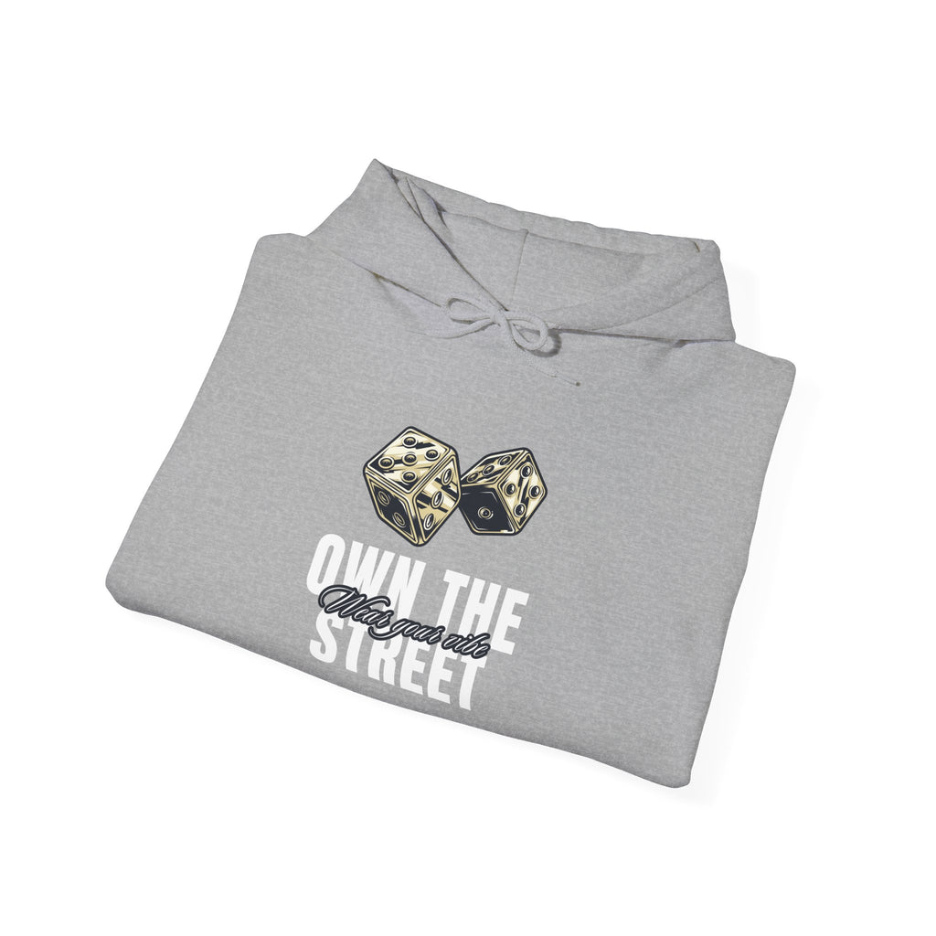 Own The Street Hoodie — Dice Graphic Streetwear Pullover