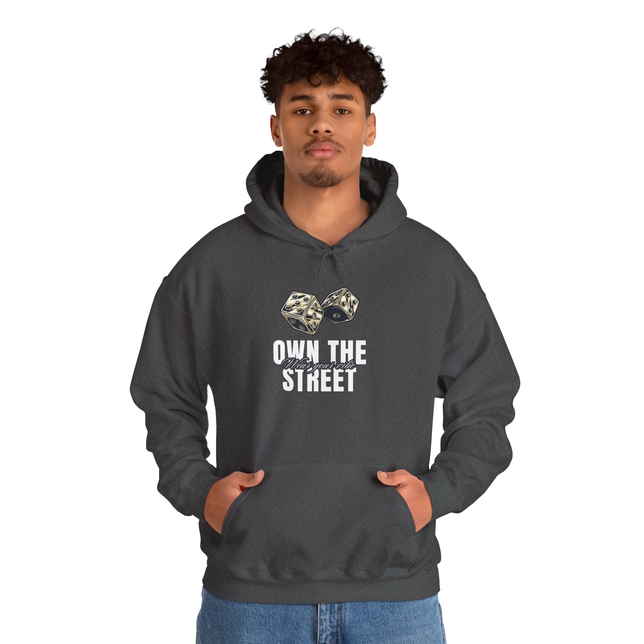 Own The Street Hoodie — Dice Graphic Streetwear Pullover