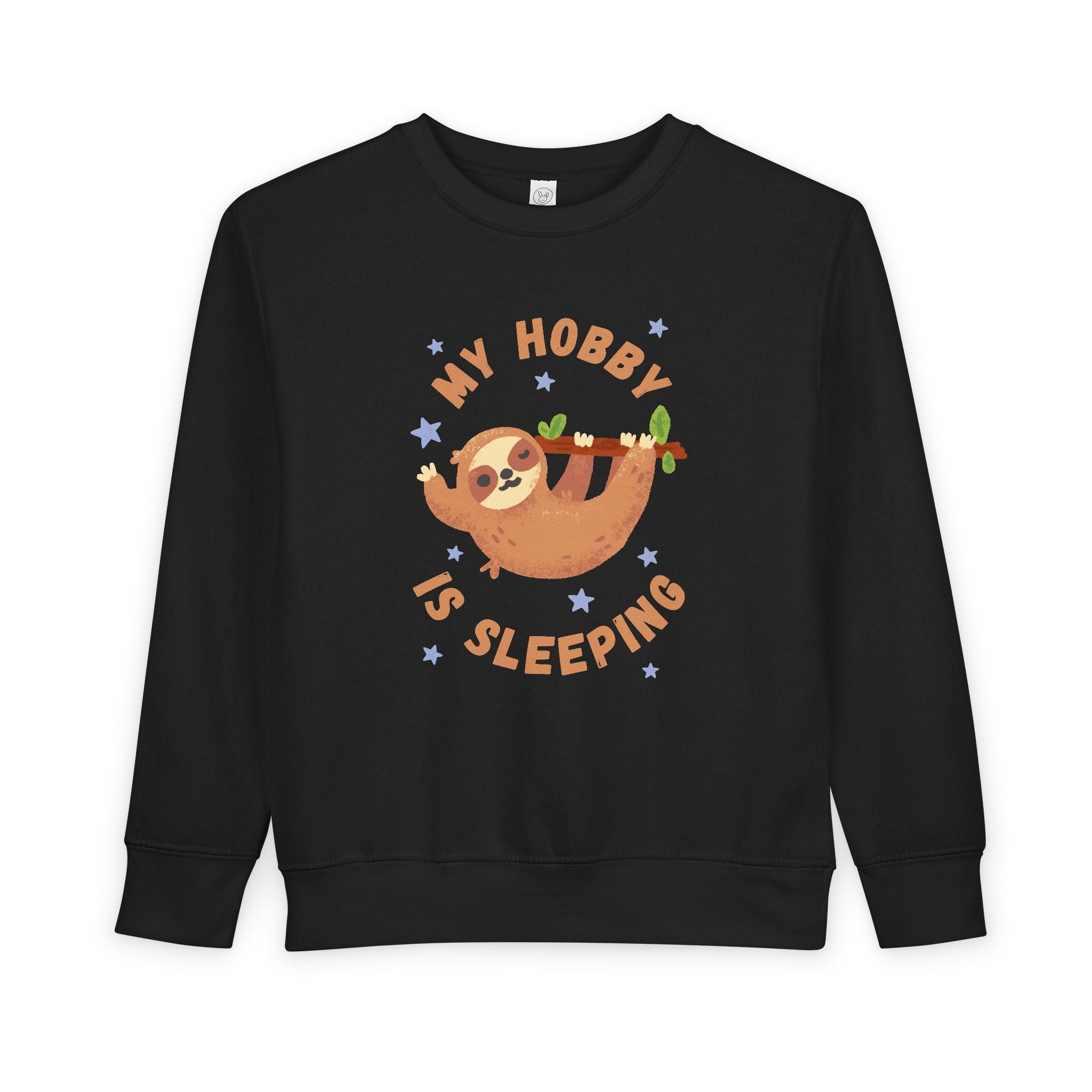 Sloth Toddler Sweatshirt - My Hobby is Sleeping - Soft Cozy Neutral Colors