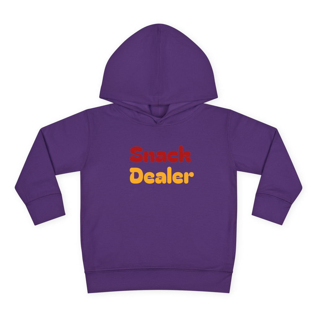 Toddler Hoodie - "Snack Dealer" Cute Snack Backpack Pullover