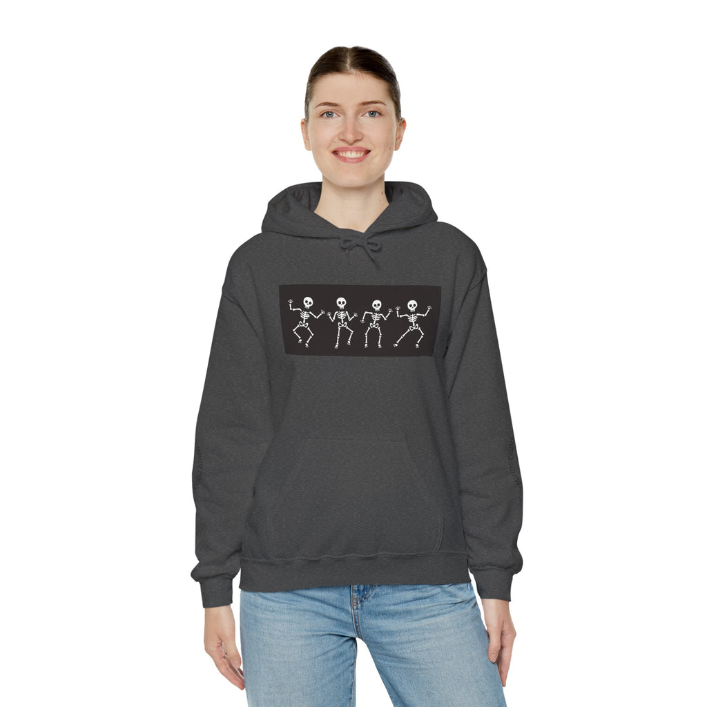 Floral Skull Hoodie - Cozy Unisex Sweatshirt for Art and Gothic Fashion Enthusiasts