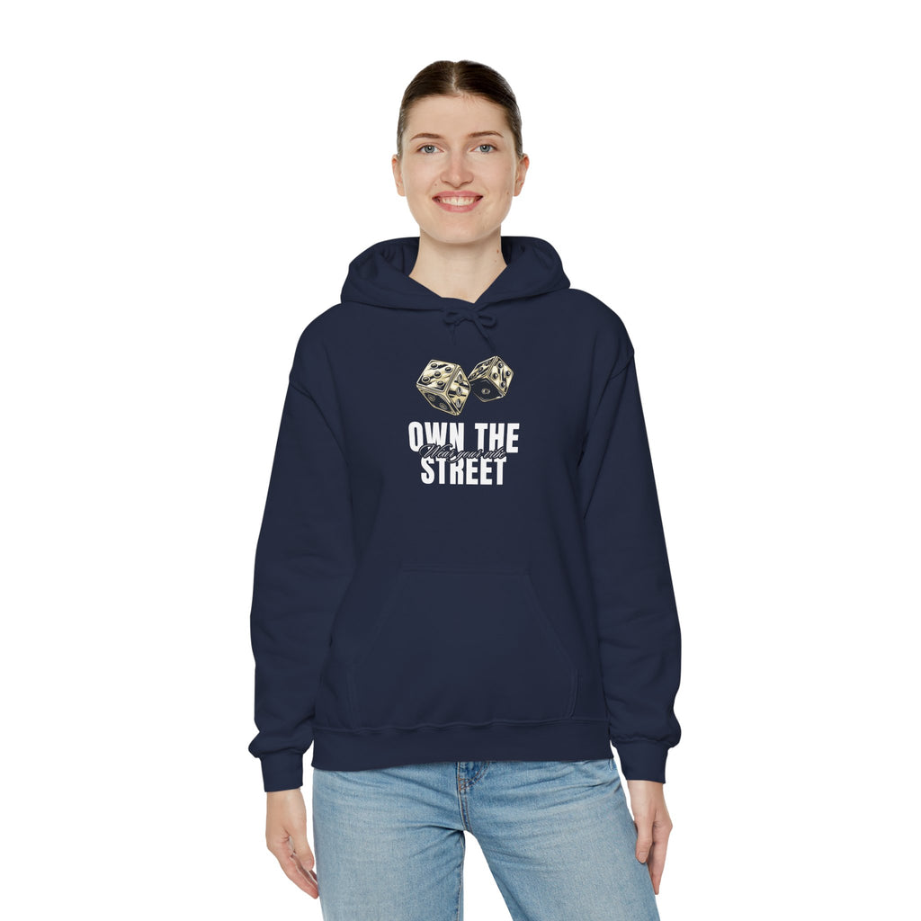 Own The Street Hoodie — Dice Graphic Streetwear Pullover