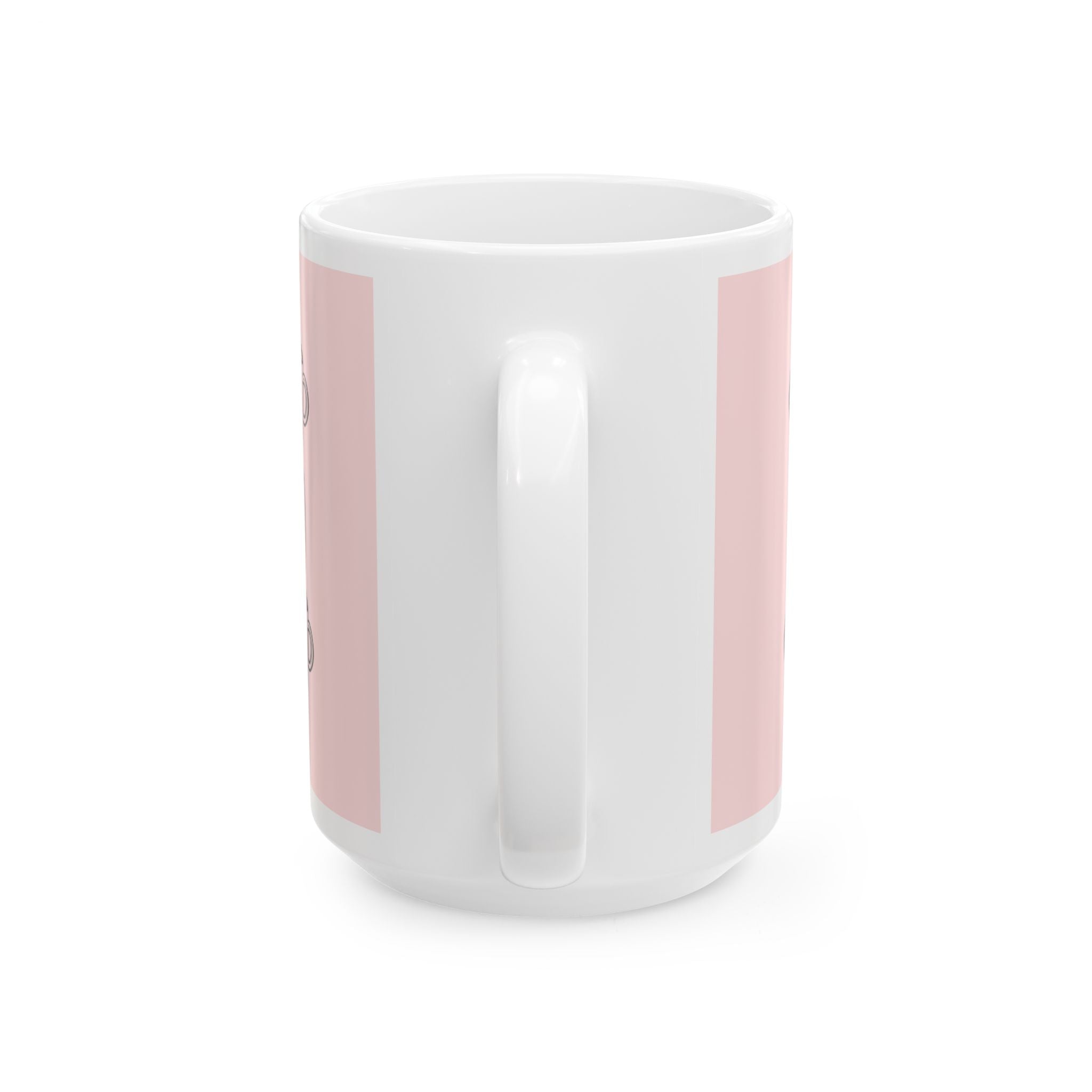 My House My Rules My Coffee Mug — Funny Pink Ceramic Coffee Cup (11oz/15oz)