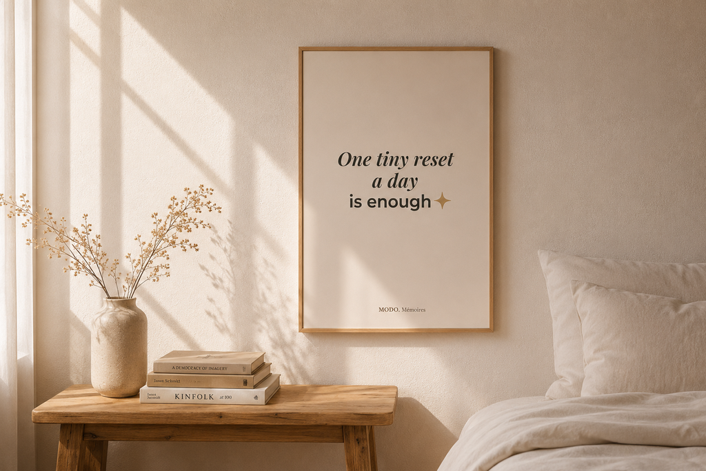 One Tiny Reset A Day Is Enough — Poster
