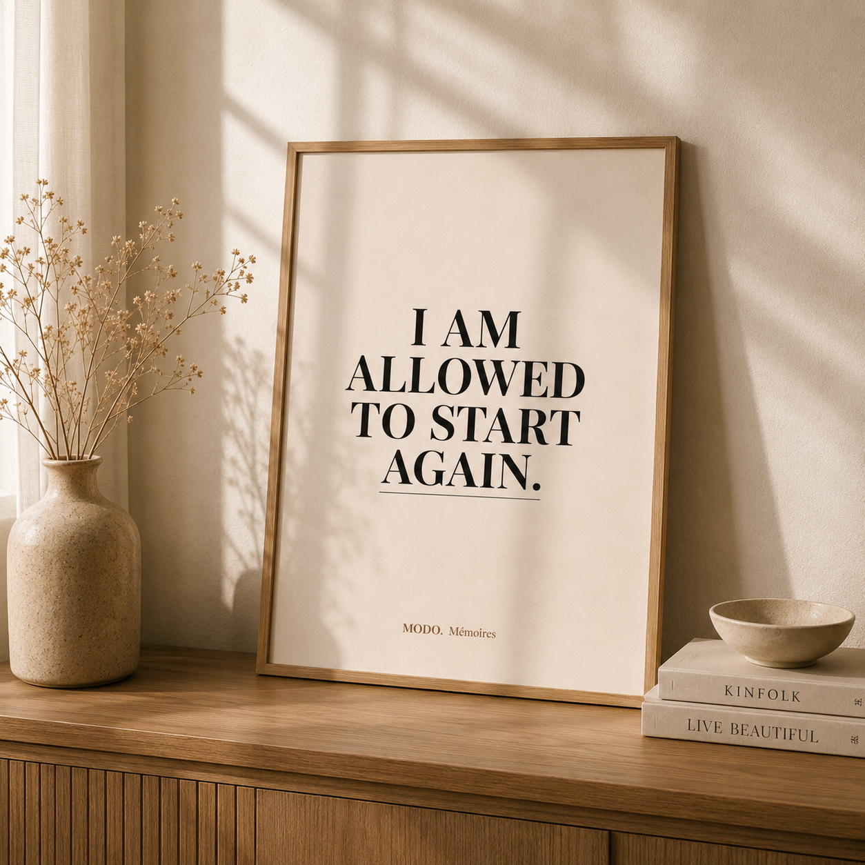 I Am Allowed To Start Again — Poster