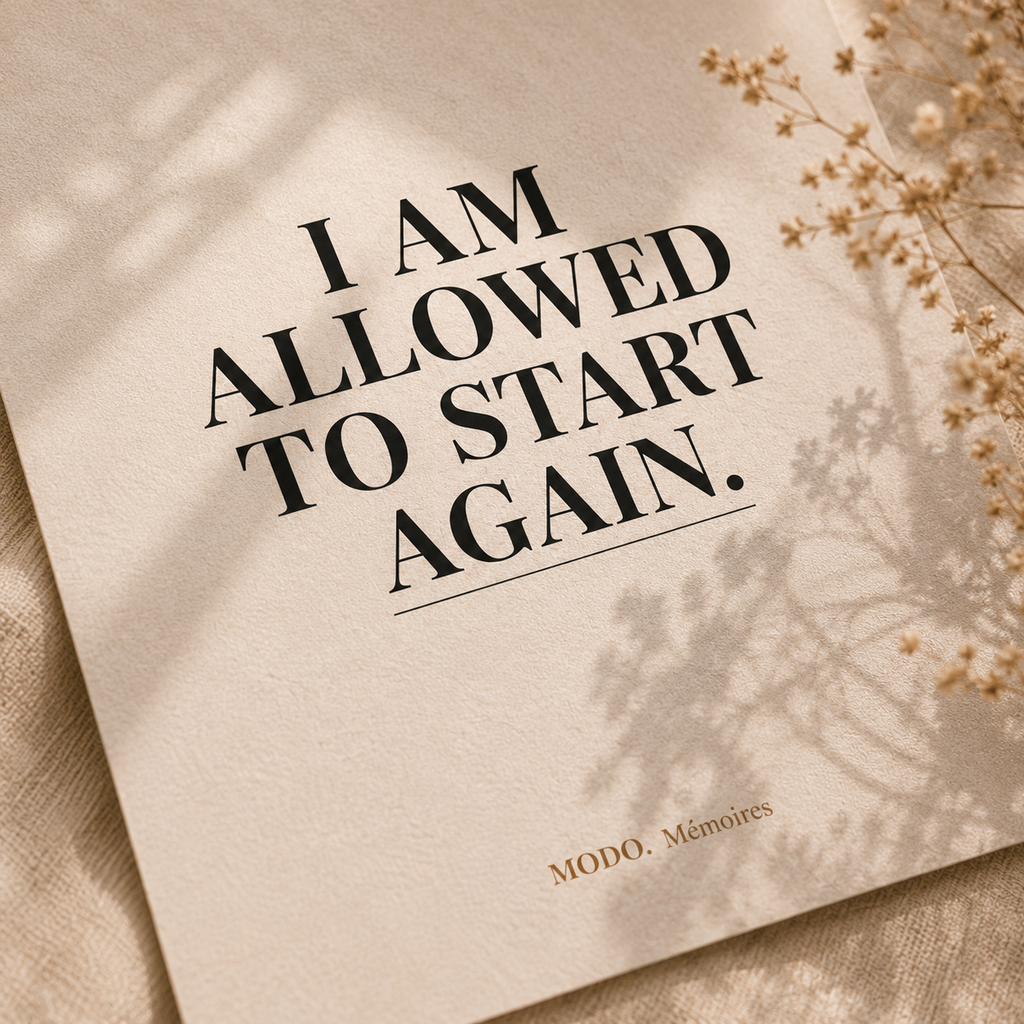I Am Allowed To Start Again — Poster