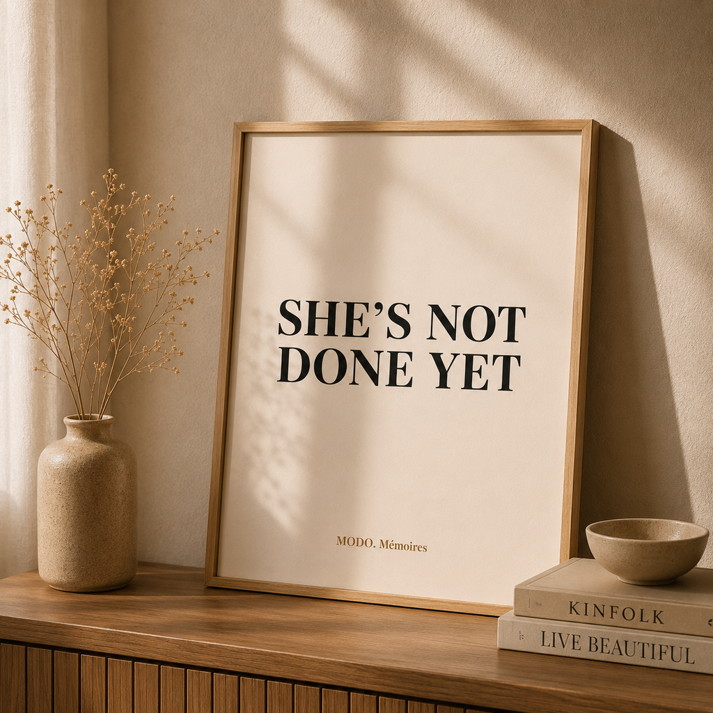 She’s Not Done Yet — Poster