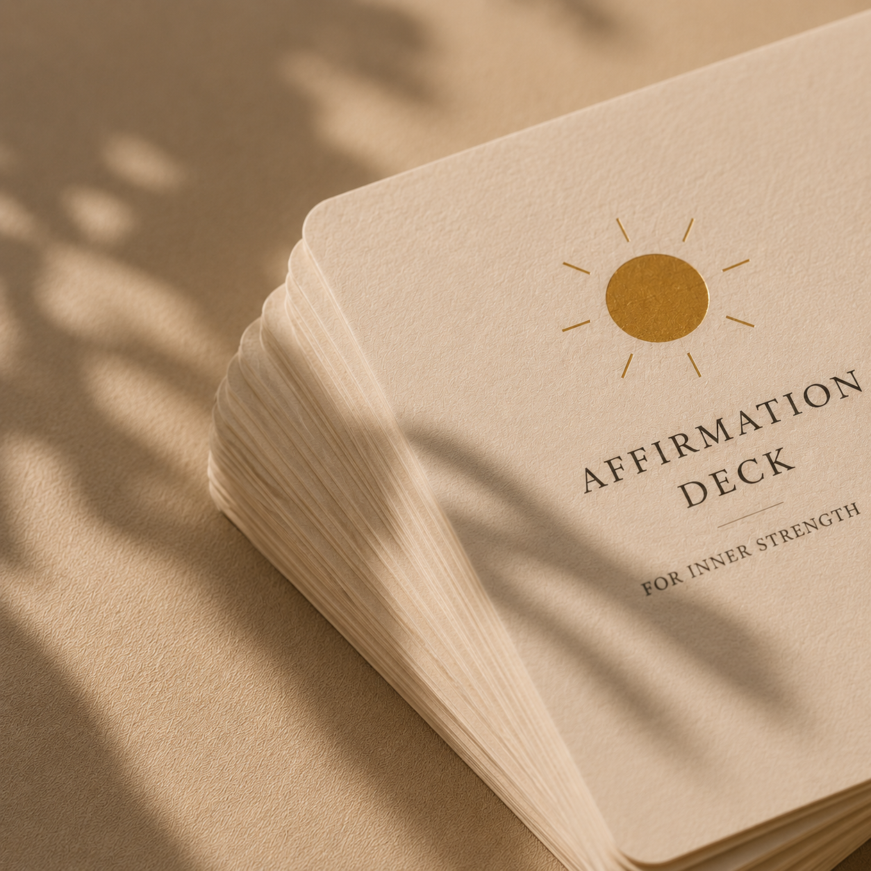 The Affirmation Deck — Daily Words for Calm, Self-Trust & Inner Steadiness