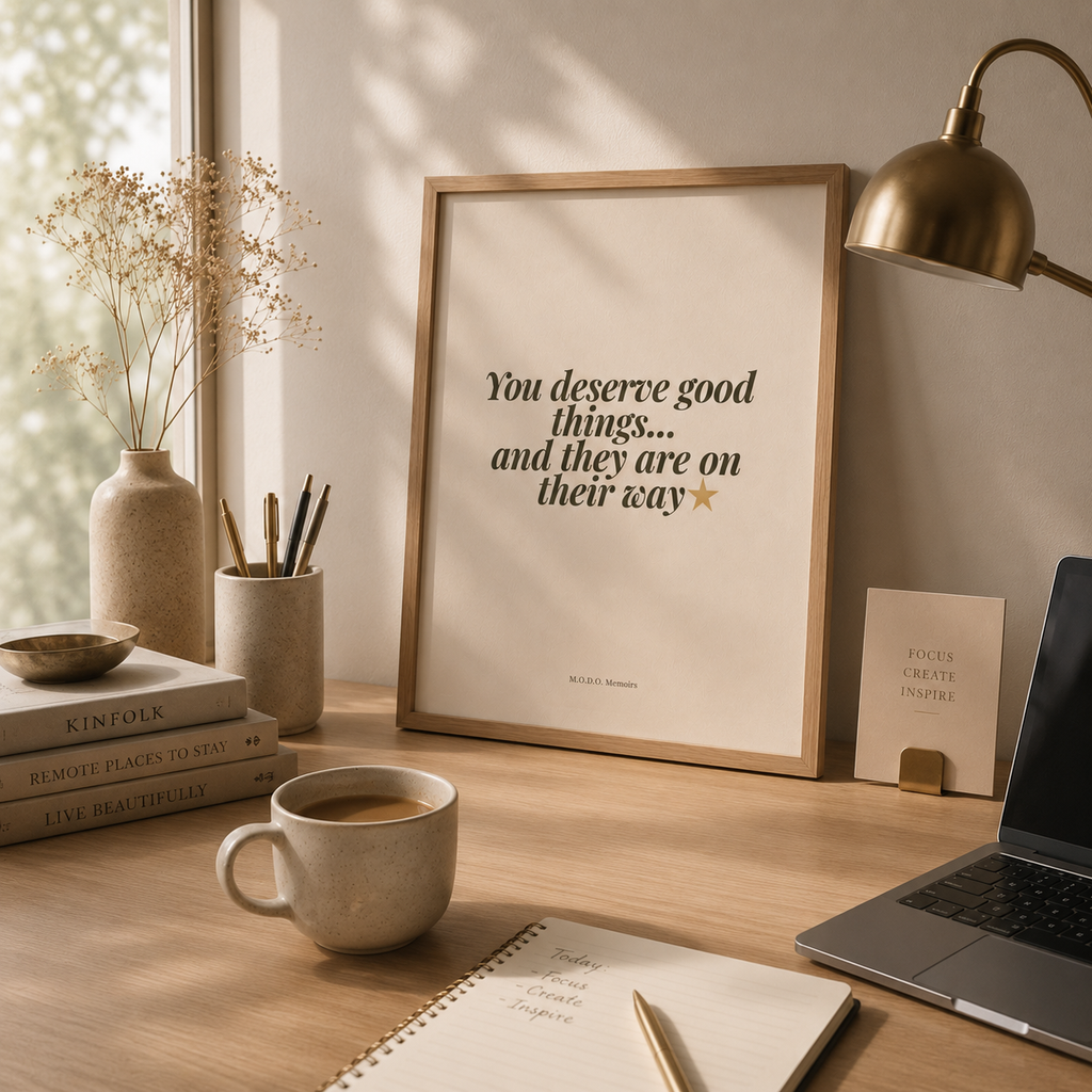 You Deserve Good Things and they are on their way.