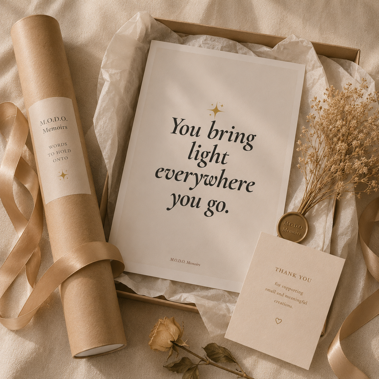 You Bring Light Everywhere You Go.