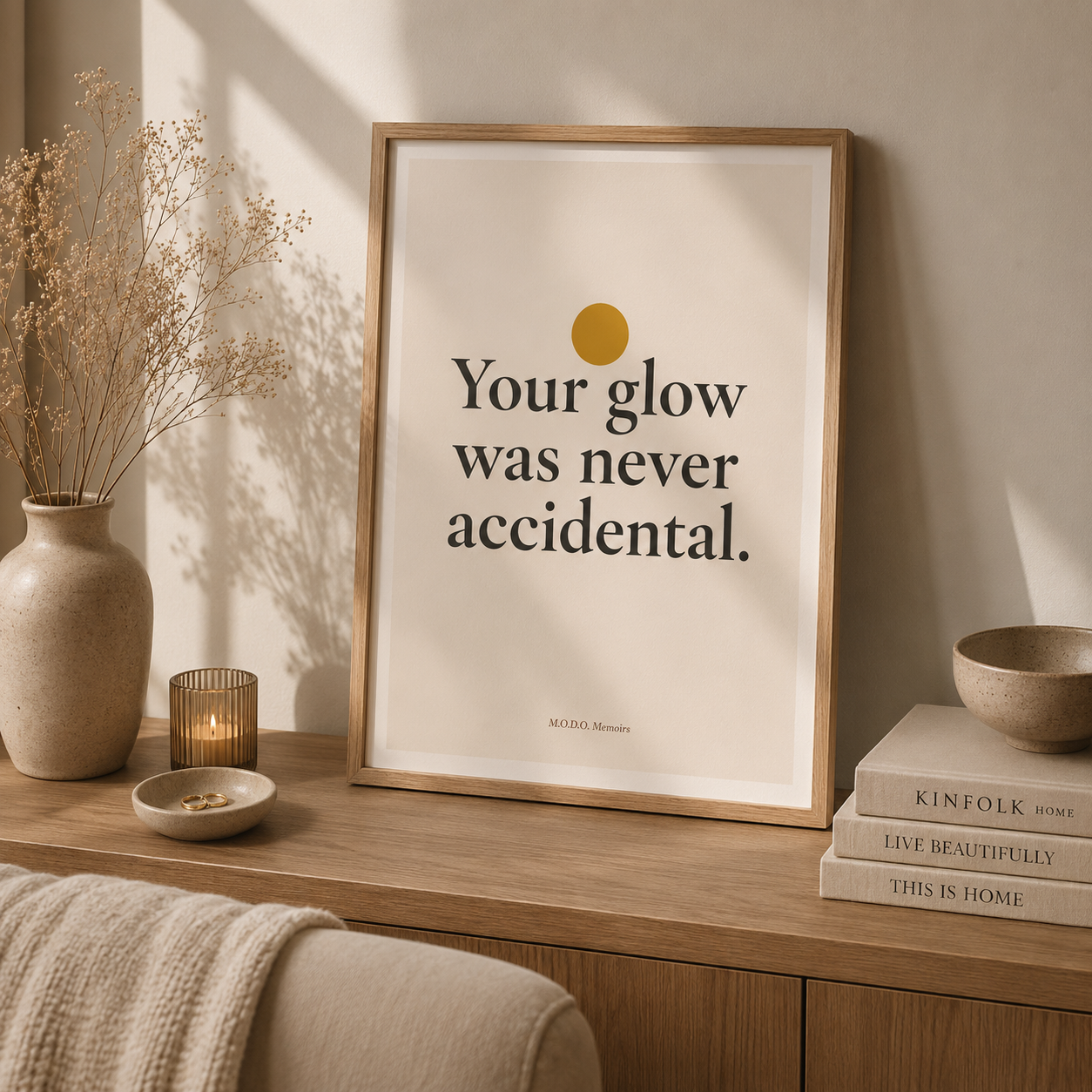 Your Glow Was Never Accidental.