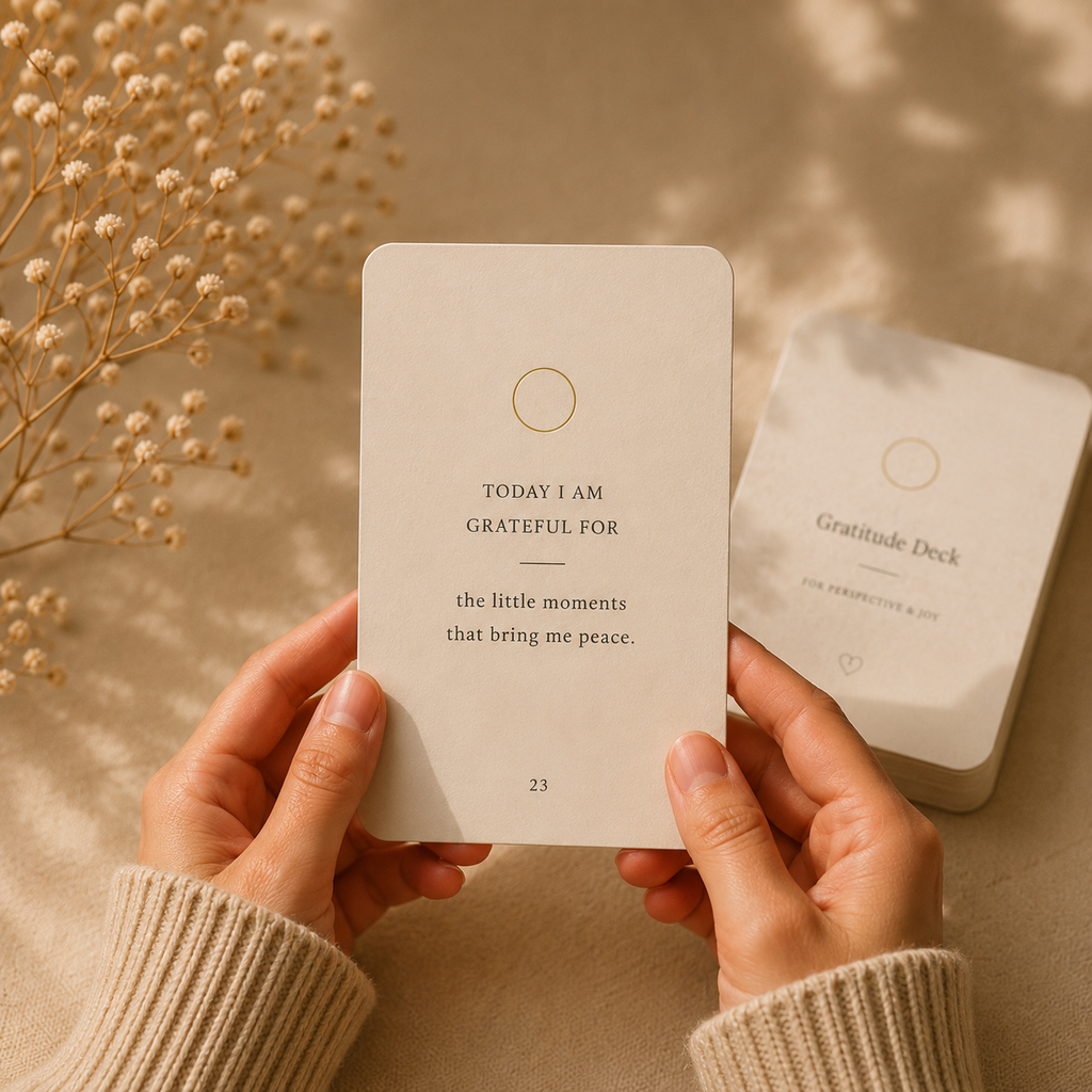 The Gratitude Deck —  Reflection Cards for Calm & Perspective
