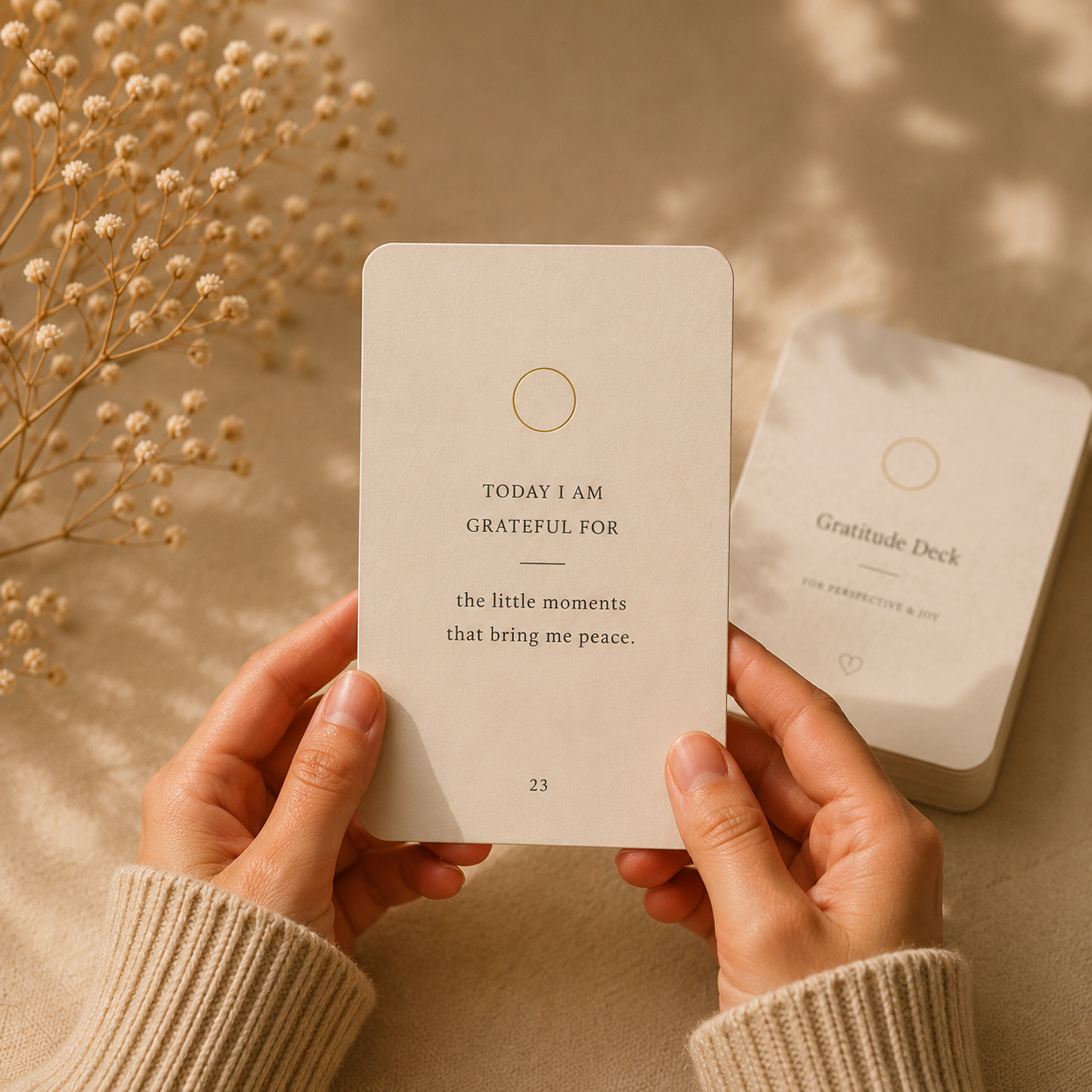 The Gratitude Deck —  Reflection Cards for Calm & Perspective