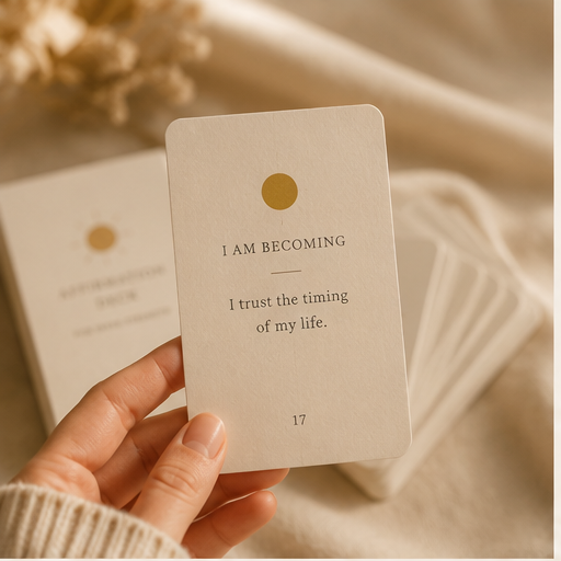 The Affirmation Deck — Daily Words for Calm, Self-Trust & Inner Steadiness