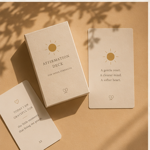 The Affirmation Deck — Daily Words for Calm, Self-Trust & Inner Steadiness